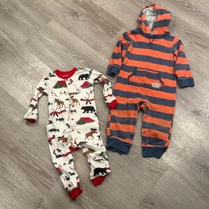 Toddler Boys One Piece Outfit and Pajamas Size 18-24 Months